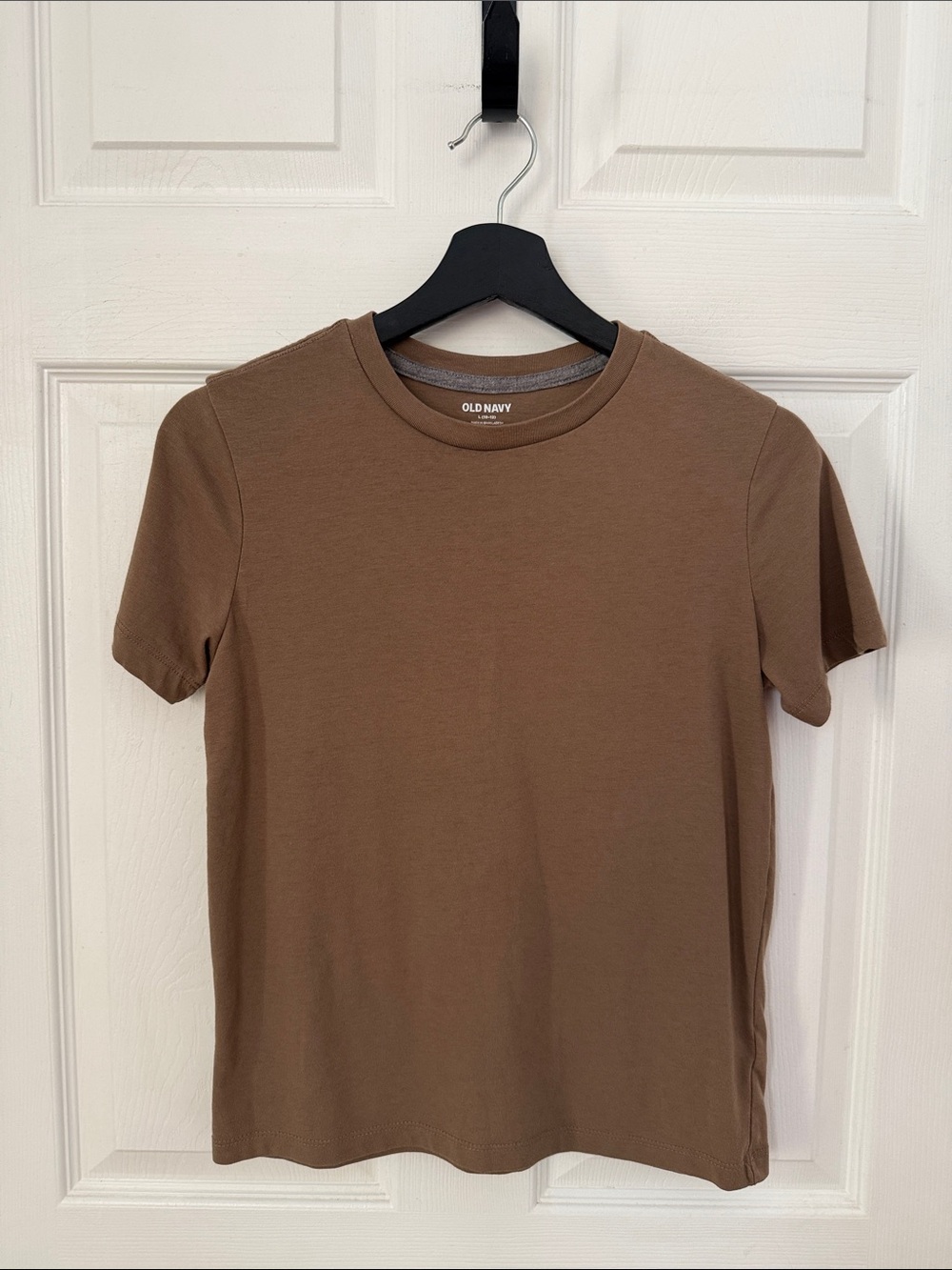 Old Navy kids Brown Short Sleeve Crewneck Tee